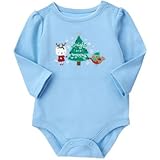 ジンボリー GYMBOREE/ メリーボディスーツ アイシーブルー ロンパース長袖 12～18ヶ月【並行輸入】