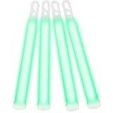 6 " 12 Hour Northern Lights安全Lightstickグリーン( 10個)