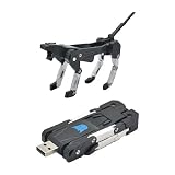 オモシロUSBメモリ ロボット robot かっこいい チェンバー USB2.0フラッシュドライブ 64g 立てる可能 (ブラック)
