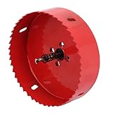 uxcell バイメタルホールソー バネロード ドリルツール 115mmカット直径 M42 HSS