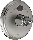 Delta T14000-SST2O-LHP Traditional Temp2O Valve Trim without Handle, Stainless by DELTA FAUCET