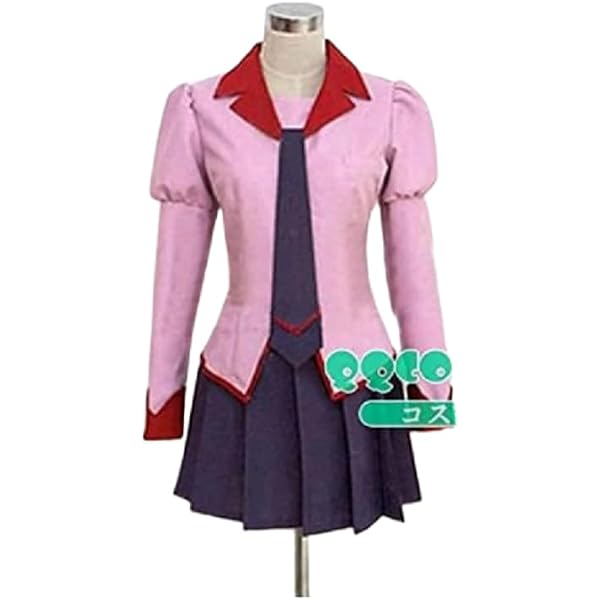 Amazon.co.jp: コスプレ衣装+ウィッグ 化物語 戦場ヶ原ひたぎ cosplay