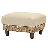 サンフラワーラタン ウォーターヒヤシンス オットマン C390-BE