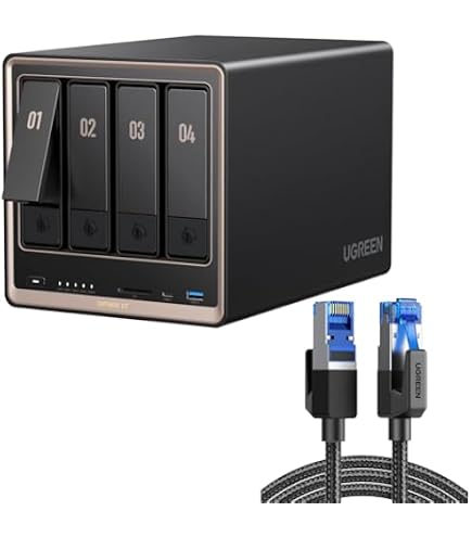 Amazon.co.jp: UGREEN NASync DXP4800 GT 4ベイNASバンドル、1M USB