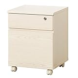 クロシオ ファミリー サイドチェスト 幅40cm ホワイト 白 鍵付き ワゴン キャスター付き オフィス収納 027136