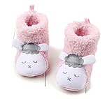 WIN　ベビー 靴下靴 ベビーソックス 柔らかい 赤ちゃんシューズ 男の子 女の子 新生児 可愛い 室内履き 練習靴 出産祝い発表会　結婚式　入園式　お祝いプレゼント (11cm, ピンク)