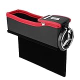 qiiluカーシートギャップCreviceオーガナイザーストレージボックスバッグホルダーポケットBeverage財布携帯電話のコイン default QL04183-02