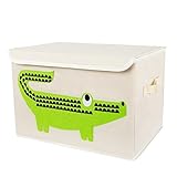 zonyon Kidsストレージビン蓋、かわいい折りたたみ可能なキューブストレージ、クローゼットオーガナイザー、保育園、Hamper Toy、胸囲バスケットの再生の子供部屋、玄関、寝室、部屋、オフィス