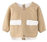 コート 男の子 キッズアウター 厚手 ポケット付き ベビー服 冬 防寒 中綿 上着 幼児 通学 通園 出かけ 子供服 暖かい ベージュ 90/100/110cm
