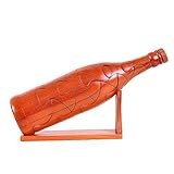 SODIAL 大人のためのワインボトル3D木製パズル：彼のためのノベルティギフト