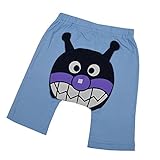 アンパンマン ハーフパンツ 5分丈 モンキーパンツ キッズ 女の子 男の子 ガールズ ボーイズ fo-sa4553 90cm サックス