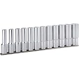 TONE:TONE ディープソケットセット(12角・ホルダー付) 12pcs HDL412 型式:HDL412