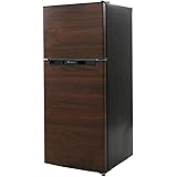 TOHOTAIYO 2ドア冷凍冷蔵庫 左右ドア開き付け替え可能 138L (138L, ウッド)