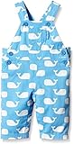 Toby TigerコットンベビーWhale Overalls カラー: ブルー