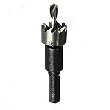 ステンレス 製 超硬 ホールソー　バイメタルホールソー 対応 木工 プラスティック 鉄 アルミ ステンレス スチロール用 穴あけ工具 (16mm)