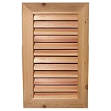 Ekena Millwork GVWVE12X1800SFUWR Unfinished, Functional, Smooth Western Red Cedar with Brick Mould F