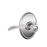 Schlage F40ACC625WKF Wakefield Collection Accent Privacy Lever, Bright Chrome by Schlage Lock Compan