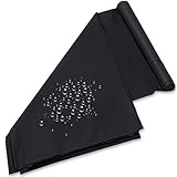 ローションマット 防水シーツ おねしょマット 介護 シーツ エステマット オイル エステ (ブラック 220x130cm)