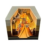 FRGMNT タイムピースカレンダー 2024 3D カレンダー紙彫刻 LED ライト付き、3D カレンダー紙彫刻ギフトデスクトップ装飾