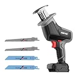NANWEI 充電式レシプロソー マキタ18Vバッテリー対応 ブラシレスモータ― 小型電動のこぎり コードレス電動ノコギリ 3500spm ストローク長15mm DIY 木材・金属などの切断 無段変速 安全ロック (本体のみ)【充電器とバッテリー別売り】