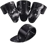 ギターピック4個/セットフィンガーピックアコースティックバンジョーウクレレ用ギターピックケース素敵なファッション