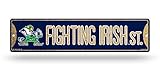 Notre Dame Fighting Irish Bling Glitter 16 " Street Sign NCAA " Fighting Irish St "