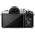 [MIWA CASES] OLYMPUS PEN E-PL9 / OM-D E-M10 Mark III E-M5 Mark III/E-M1 Mark II/PEN-F 強化ガラス保護フィルム 液晶プロテクター 硬度9H 0.26mm厚ガラス ラウ