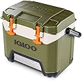 Igloo BMX 25 Quart Cooler with Cool Riser Technology, Fish Ruler, and Tie-Down Points - 11.29 Pounds - Green and Orange 141［並行輸入］