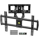 FORGING MOUNTテレビ壁掛け金具 37-75型LCD/LED対応 中大型壁掛けテレビ金具 耐荷重60kg 40CMアーム フルモーション式 前後＆左右&上下多角度調節 最大VESA600x400mm バブル水平器、ケーブルカバー付き