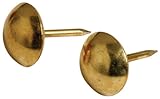The Hillman Group 532464 Upholstery Nails Brass Finish (25-Pack) by The Hillman Group