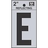 hy-ko rv-25 / Eビニールself-stick Reflective with Letter E、2インチ、ブラック