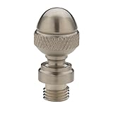 Baldwin 1092150i Acorn Tipヒンジ、サテンニッケル