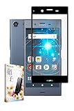叶kanae カナエ Xperia XZ1 用 ガラスフィルム 強化ガラス 全面保護 保護フィルム フィルム ブルーライトカット SO-01K 用 SOV36 用 701SO 用 液晶保護フィルム 黒縁 1枚入り