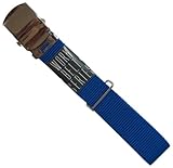 角利産業(KAKURI) ローラーバックルベルト 32mm ブルー S-62
