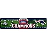 新しいEngland Patriots公式NFL 16インチx 4インチSuper Bowl 49 ChampionsプラスチックStreet Sign by Rico Industries