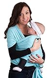 LIFETIME GUARANTEE - CuddleBug Baby Wrap Carrier - Light Blue Baby Wrap - Free Shipping - ALL NATURA