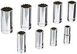 Blackhawk By Proto 3809-D6 12 Point Drive Deep Socket Set 3/8-Inch 9-Piece [並行輸入品]