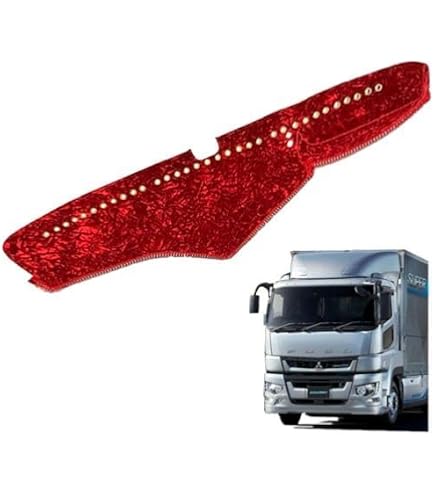 Amazon | 桜 さくら ダッシュマット ビニール無 レッド 三菱ふそう 17 