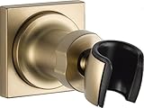 Delta Faucet U4010-CZ-PK Universal Showering Components, Square Wall Mount Bracket, Champagne Bronze