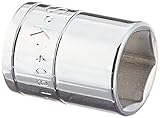 SK Hand Tool 40916 0.25 in. Drive, 6-Point Standard Fractional Socket - 0.5 in.