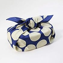 Amazon.co.jp: 風呂敷 お弁当 弁当包み ランチクロス ドット 紺 50cm