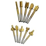 Fenteer 高速度鋼　　木彫り　ナイフ　チゼルツールセット　カッター　彫刻工具　　10枚　