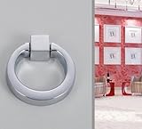 Dagly（TM）シルバー/黄金色の単穴リングノブは亜鉛合金キッチン家具ハンドル引き出しはプルハンドル