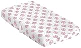 BreathableBaby Changing Pad Cover, Dahlia Fashion/Pink/Gray by BreathableBaby