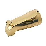 Danco 9D00089265 Universal Tub Spout with Diverter, Polished Brass [並行輸入品]