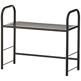 オフィスコム 組立簡単 机上ラック 机上台 ハイタイプ 幅580mm デスク下 収納棚 幅580×奥行260×高さ500mm ブラック