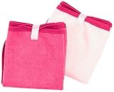 BabyToLove Baby Changing Towels (White/Pink by BabyToLove
