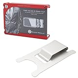 超便利！ アルミブロック削りだし マネークリップ＆カードホルダー Decadent Minim...