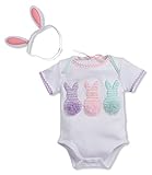 マッドパイ バニーロンパス&ヘッドバンドセット 0-6ヶ月  #9113216006