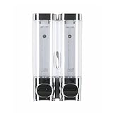 壁掛け シャンプーディスペンサー 粘着テープ式 シャンプーボトル 壁掛け式 350ml×2本 お風呂 浴室 バスグッズ ホテルライク おしゃれ 便利 シンプル